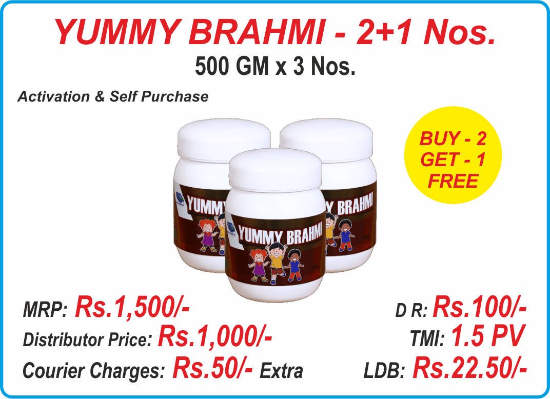 YUMMY BRAHMI - 2+1 Nos.